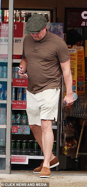 Yet despite having the Beeb's backing, Thomas failed to raise a smile as he was seen running errands the morning after his press day tantrum