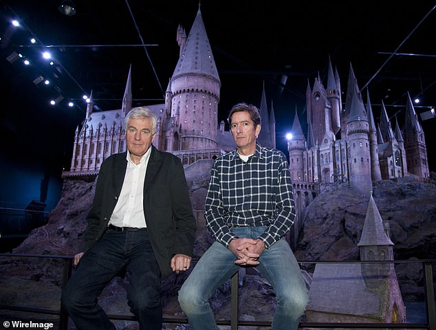 The multi-Oscar winning production designer died peacefully at home on Sunday after 14 years of living with the illness (seen with model designer Jose Granell at Hogwarts in Harry Potter world)