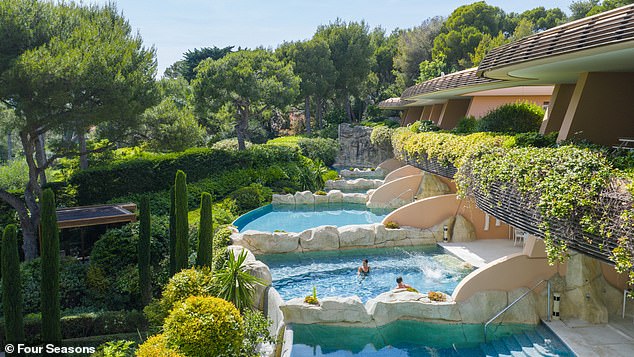 Some of the hotel's suites even boast their own private pool set among beautiful greenery