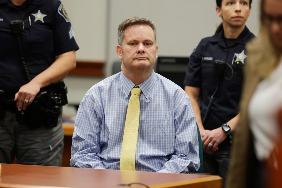 Chad Daybell at his murder trial.
