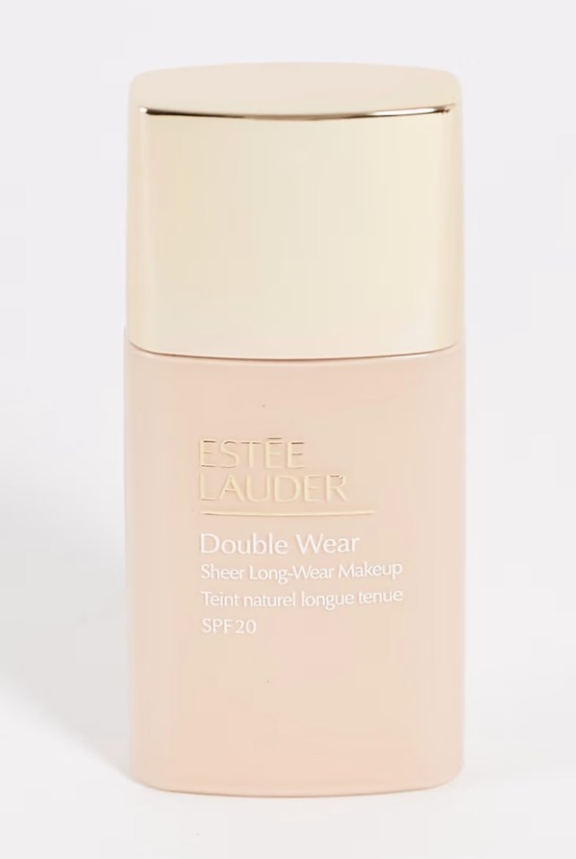 Estee Lauder Double Wear Sheer Long-Wear Makeup SPF 20 foundation.