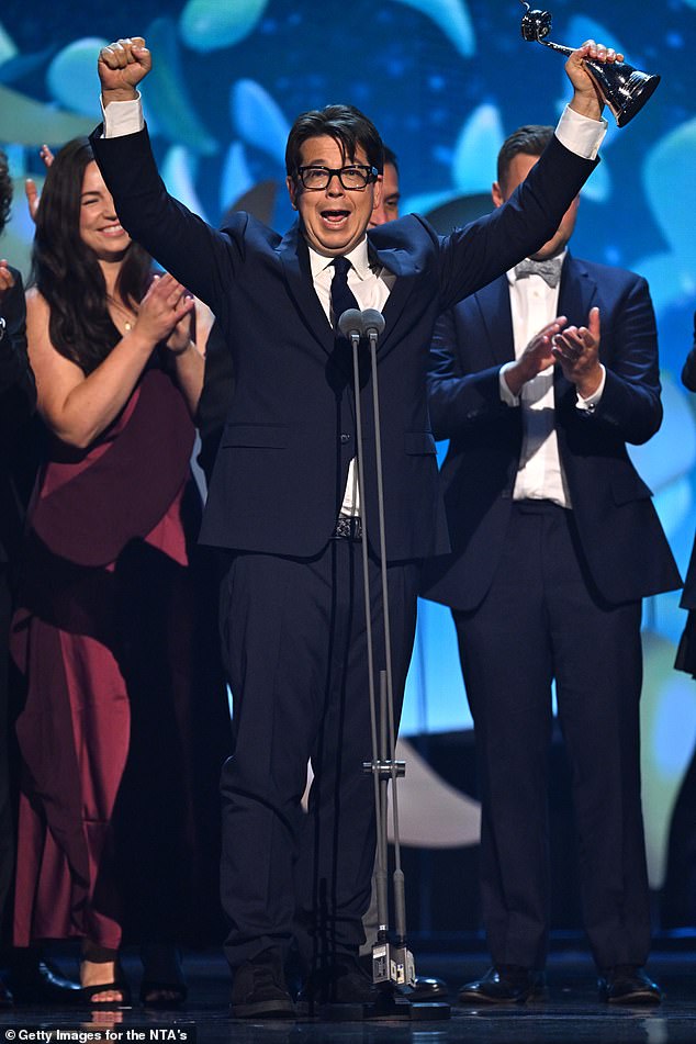 Comedian Michael McIntyre scored a huge win tonight for his Big Show, scooping an NTA for Best Quiz Show