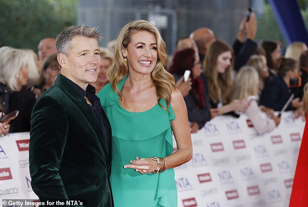 Cat was pictured with her This Morning co-host Ben Shephard as they coordinated their outfits for the National Television Awards