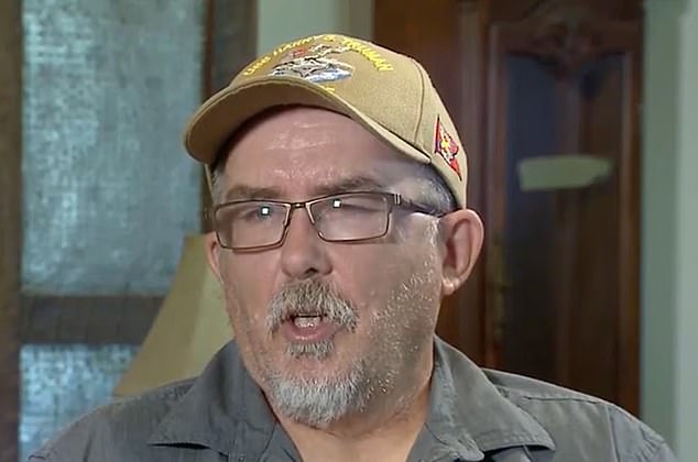 Her husband (above) also admitted that he voted for Donald Trump in the last presidential election but now regrets it '100 percent'
