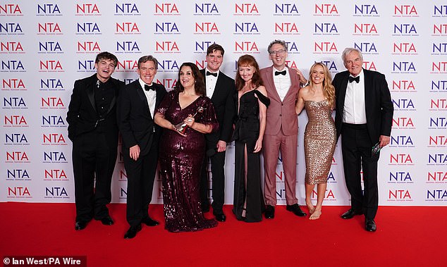 And after it returned for its long-awaited finale at Christmas, beloved sitcom Gavin & Stacey won the award for Best Comedy, with Ruth Jones and Larry Lamb accepting the gong
