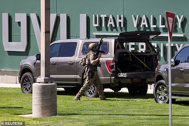 Officials have launched an urgent manhunt for the shooter as they remain at large