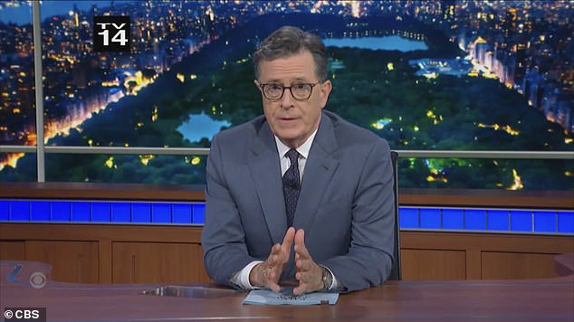 'After our scripts for tonight’s show were finished this afternoon, we here at The Late Show learned that Charlie Kirk, a prominent right-wing activist was killed at a speaking engagement in Utah,' he said. 'Our condolences go out to his family and all of his loved ones'