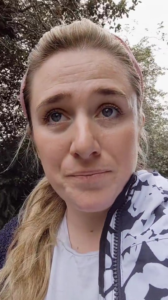 Woman expressing concern.