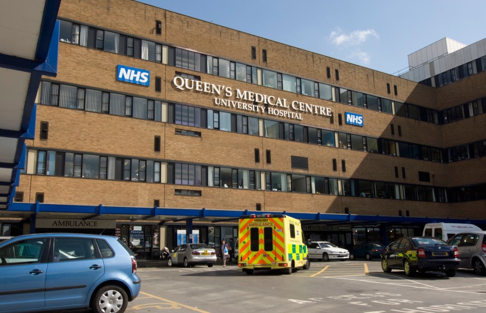 Queen's Medical Centre University Hospital in Nottingham.