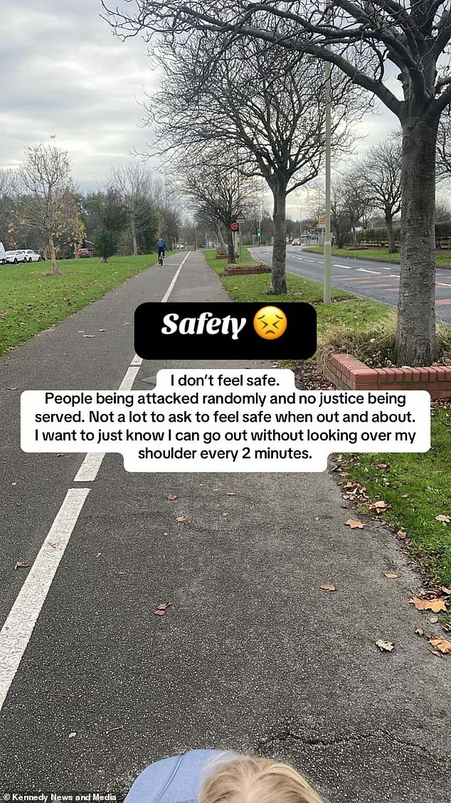 'It's all over social media how bad things are getting and crime rates and people getting arrested for saying certain things online'. Pictured: A video the Halls made about why they left the UK