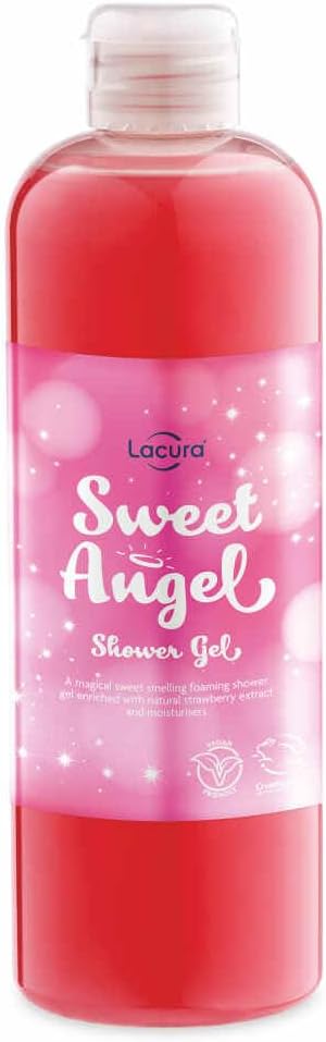 Lacura Sweet Angel shower gel bottle.