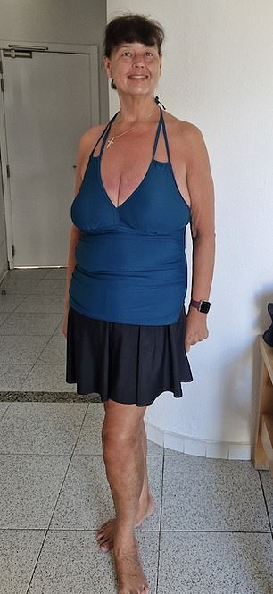 She has now reached her goal weight, and maintained it