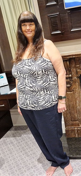She struggled to stick to the eating plan, finding her weight yo-yoing