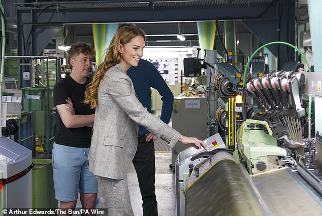 The message being: here stand the real bastions of the British Royal Family, in all their stalwart dedication to king and country. Any other pretenders can get back in their box - or on a plane to Montecito