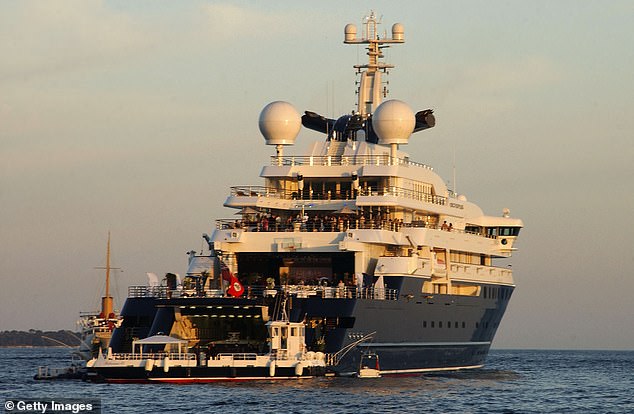 Mr Allen's luxury megayacht Octopus features eight decks, a basketball court, spa, gym, cinema and a glass-bottom swimming pool that can be turned into an dance floor