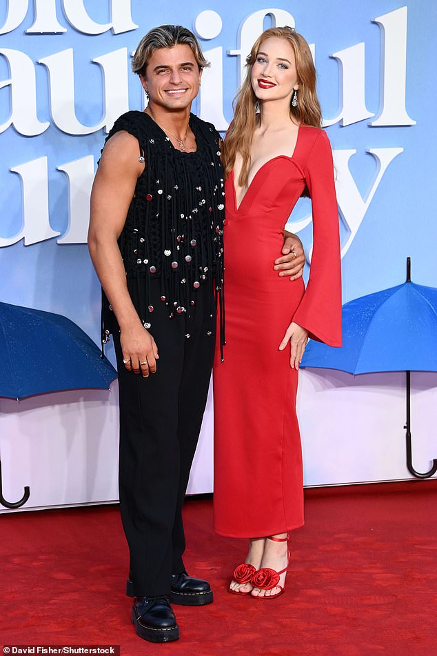 Strictly Come Dancing fan-favourite Nikita Kuzmin and Lauren Jaine pictured on the carpet