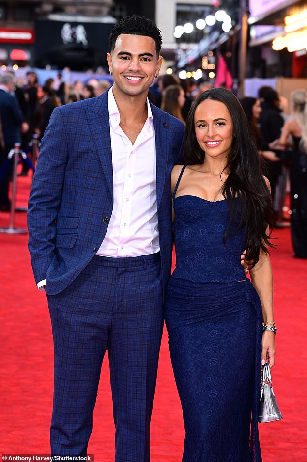 Harrison Solomon and Lauren Wood dazzled as they walked the red carpet ahead of the UK screening of the movie