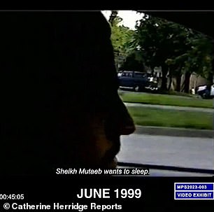Mytaib al-Sudairy is seen driving a car in Washington, D.C. in June 1999