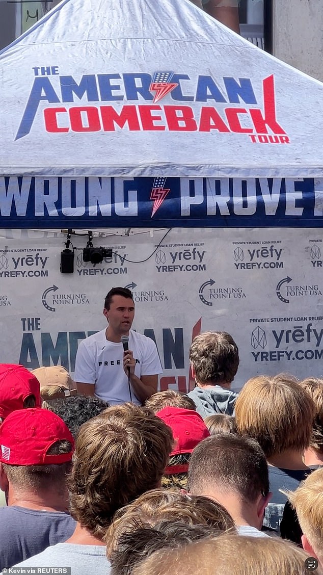 Another theory focuses on Charlie Kirk's shirt, claiming he was not hit by a conventional firearm