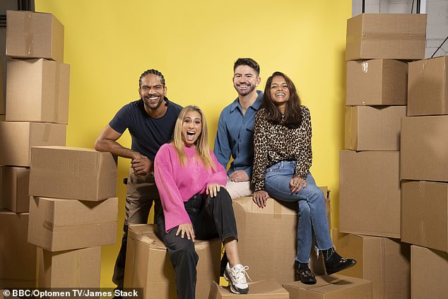While she was also joined by the teams behind her two nominated shows, Sort Your Life Out (pictured) and Stacey & Joe, which were up against each other in the Entertainment category