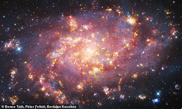 Bence Tóth, Péter Feltóti and Bertalan Kecskés, from Hungary, came highly commended in the Galaxies catgeory