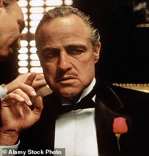 Marlon Brando pictured in The Godfather