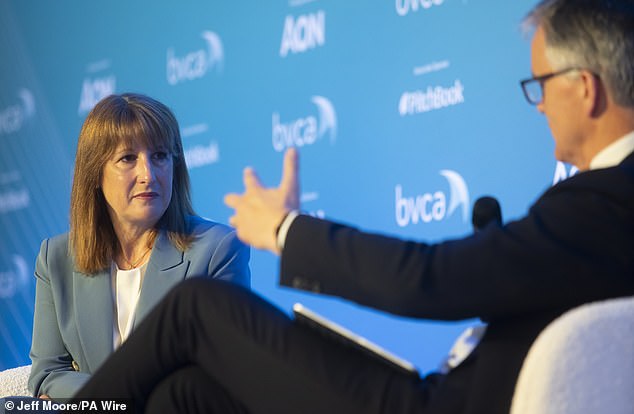 Although there was a 0.2 per cent expansion over the past three months, fears are mounting that Rachel Reeves (pictured) will have a big hole in the public finances to fill at the Budget on November 26