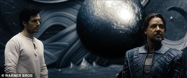 Cavill is reuniting with his Superman co-star Russell Crowe (pictured) for the Highlander reboot with the Oscar-winning actor reprising the role originated by the late Sean Connery