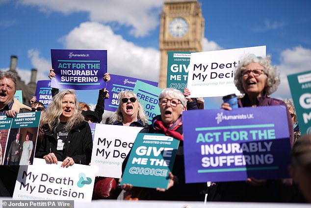 The assisted dying bill would allow people in England and Wales with a terminal illness and less that six months to live to have an assisted death