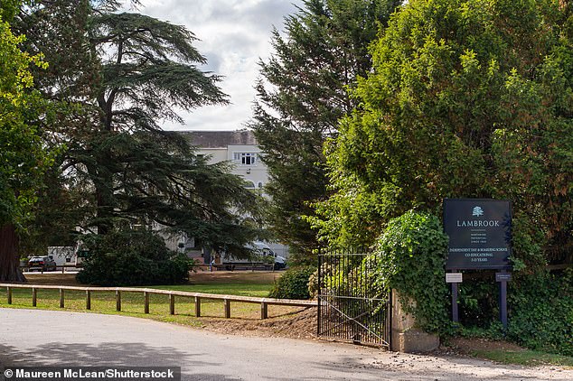 Set in 52 acres of idyllic Berkshire countryside, Lambrook School (pictured) gives its pupils 'feathers to fly' and a 'delicious sense of freedom'
