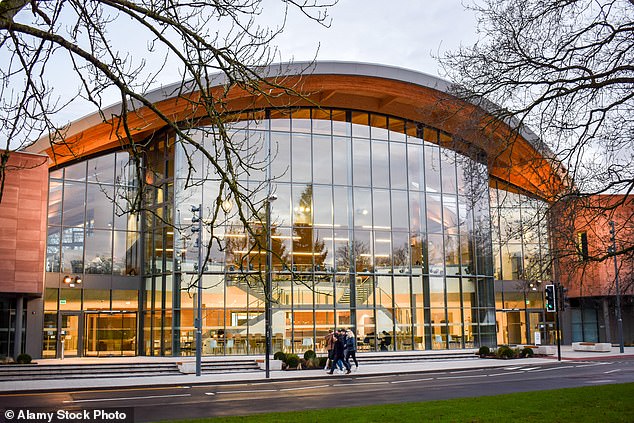 Abaraonye candidly admitted in an interview in The Isis student magazine that his application to study at Warwick University (pictured) was turned down, an admission he followed with 'F*** Warwick'