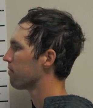 Robinson seen in his mugshot