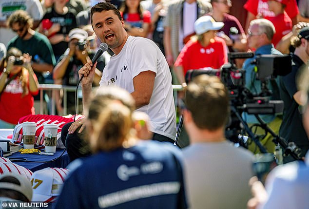 Kirk, 31, was assassinated Wednesday while speaking at a Turning Point USA rally at Utah Valley University in Orem