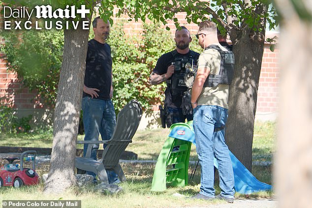Jason Christopher Hartley (left) was also mistakenly identified as a person of interest on the killing of Charlie Kirk in the chaotic aftermath