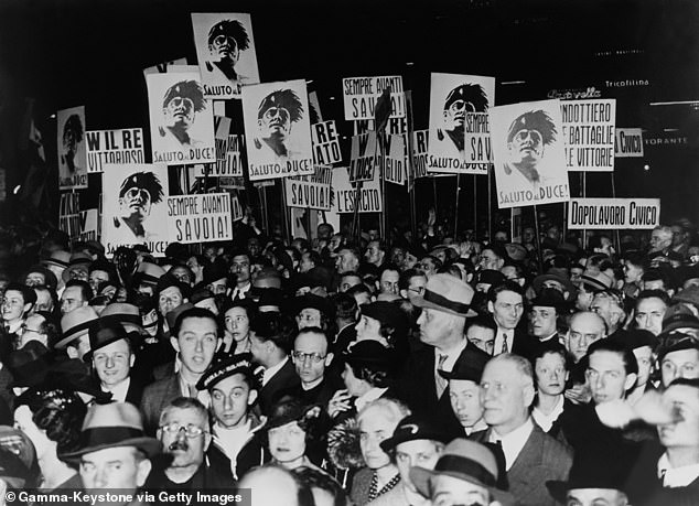Broadcasted Mussolini Speech Announcing The Creation Of Italian Empire In Milan On March 12, 1936