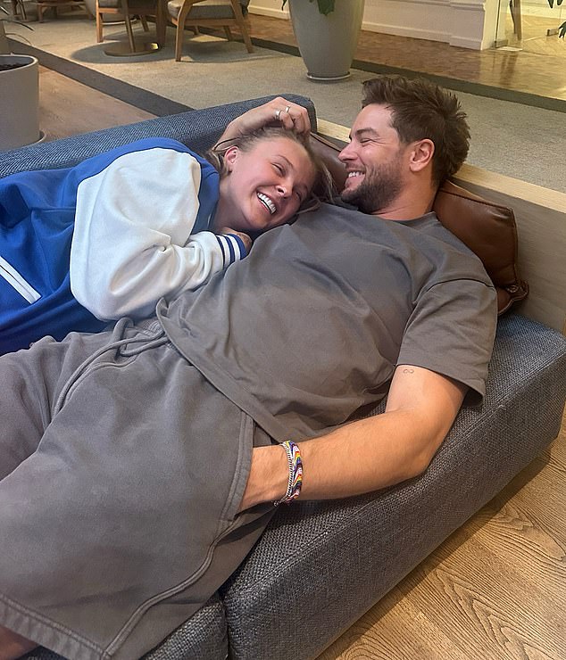 The couple have both been talking marriage and children, most recently on a podcast this week, where JoJo gushed: ‘I’m happy, I’ve never wanted the future so bad. I’ve never, ever wanted the love that I have to just continue to grow'