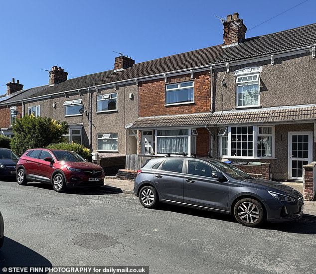 This HMO is a residential street in Grimsby is being used to house three migrants