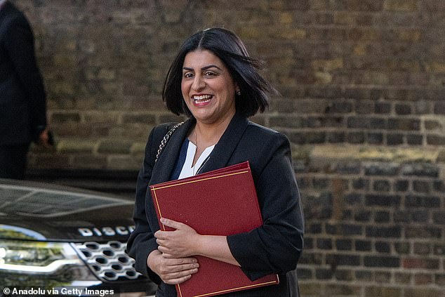 New Home Secretary Shabana Mahmood, pictured, at the end of her first full week in the role, is expected to announce plans for the new accommodation in the coming days