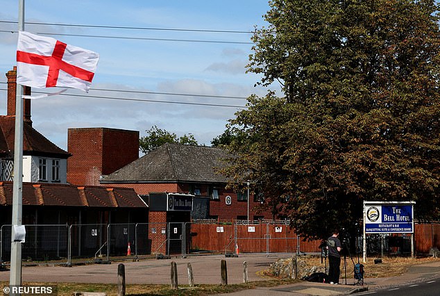 Labour made another U-turn as it pivoted towards using these facilities in a bid to close migrant hotels, including the Bell Hotel in Epping, pictured, the subject of many protests