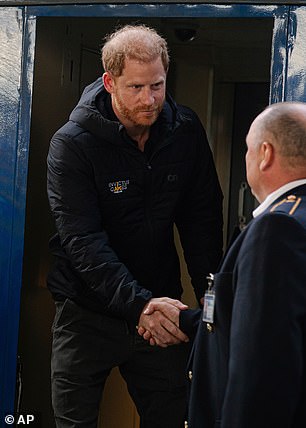 Prince Harry arrives on central railway station in Kyiv region, Ukraine