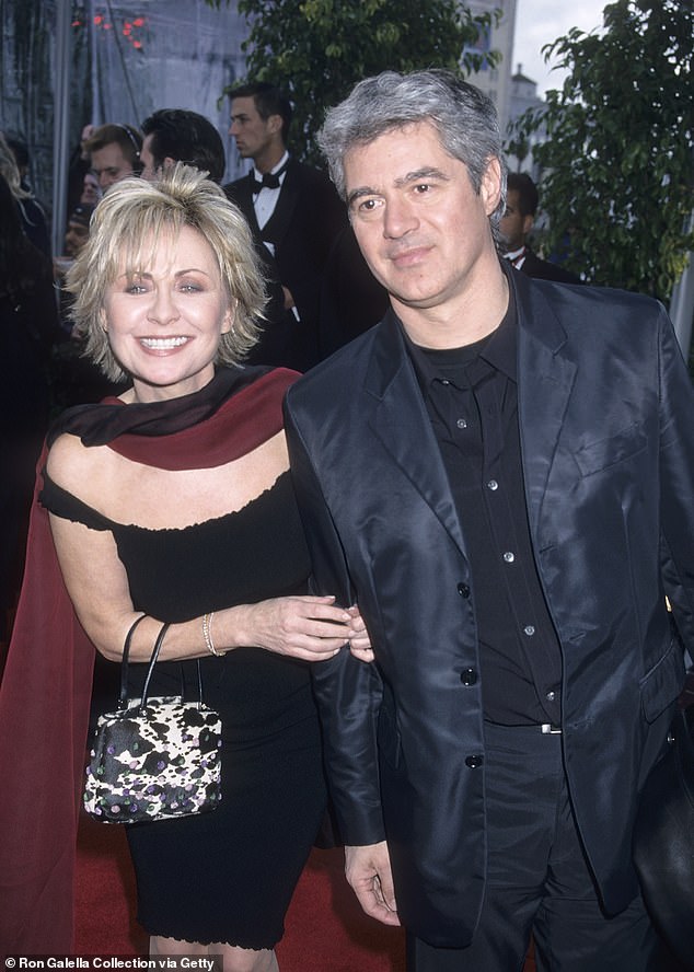 She later went onto marry John Frieda from 1977 to 1991 (pictured together)