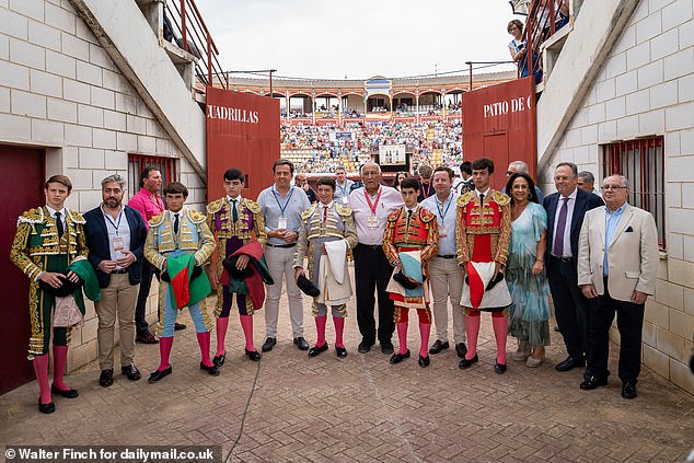 Most students have a family history of bullfighting, with their fathers having been matadors or involved with the sport in some way