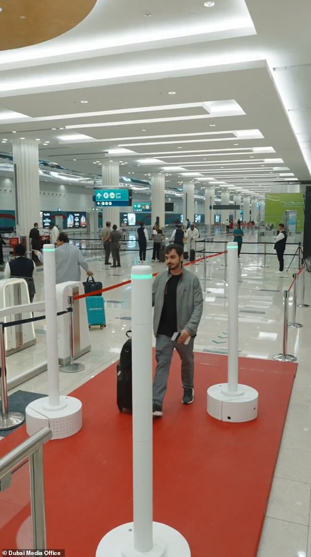 Ten people can pass through the tunnel (pictured) at once, meaning families or big groups, especially during the busy summer holiday rush, will not suffer for it