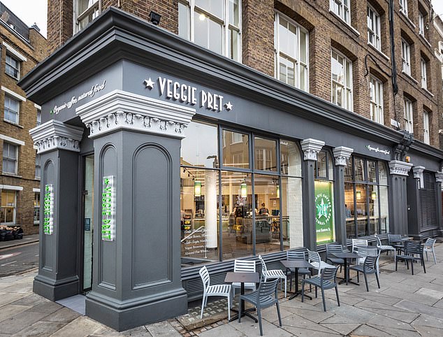 The Veggie Pret on Great Eastern Street in London's Soho was reopened as a standard Pret a Manager