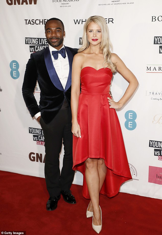 Ore and ex-wife Portia Oduba attend London Fashion Week in 2019 - they were married for nine years before splitting