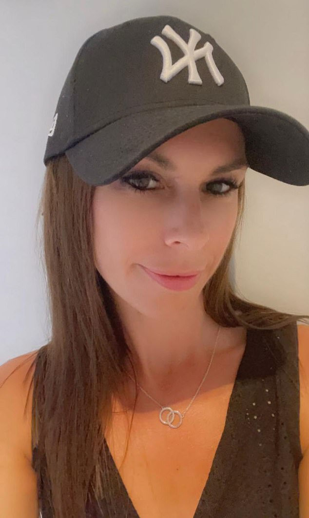 Becky's children returned home last Sunday morning to find their mother (above) gone