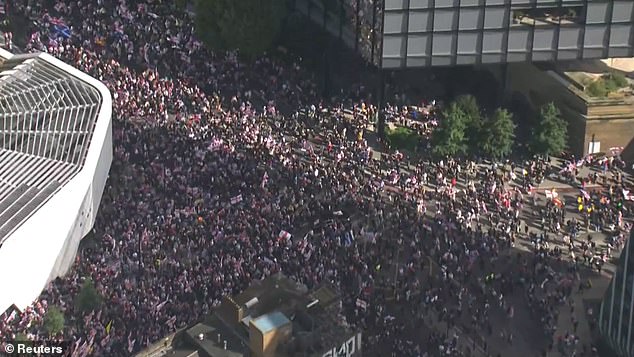 Officers will be at a 'Unite the Kingdom' march led by Tommy Robinson and a 'March Against Fascism' organised by Stand Up To Racism