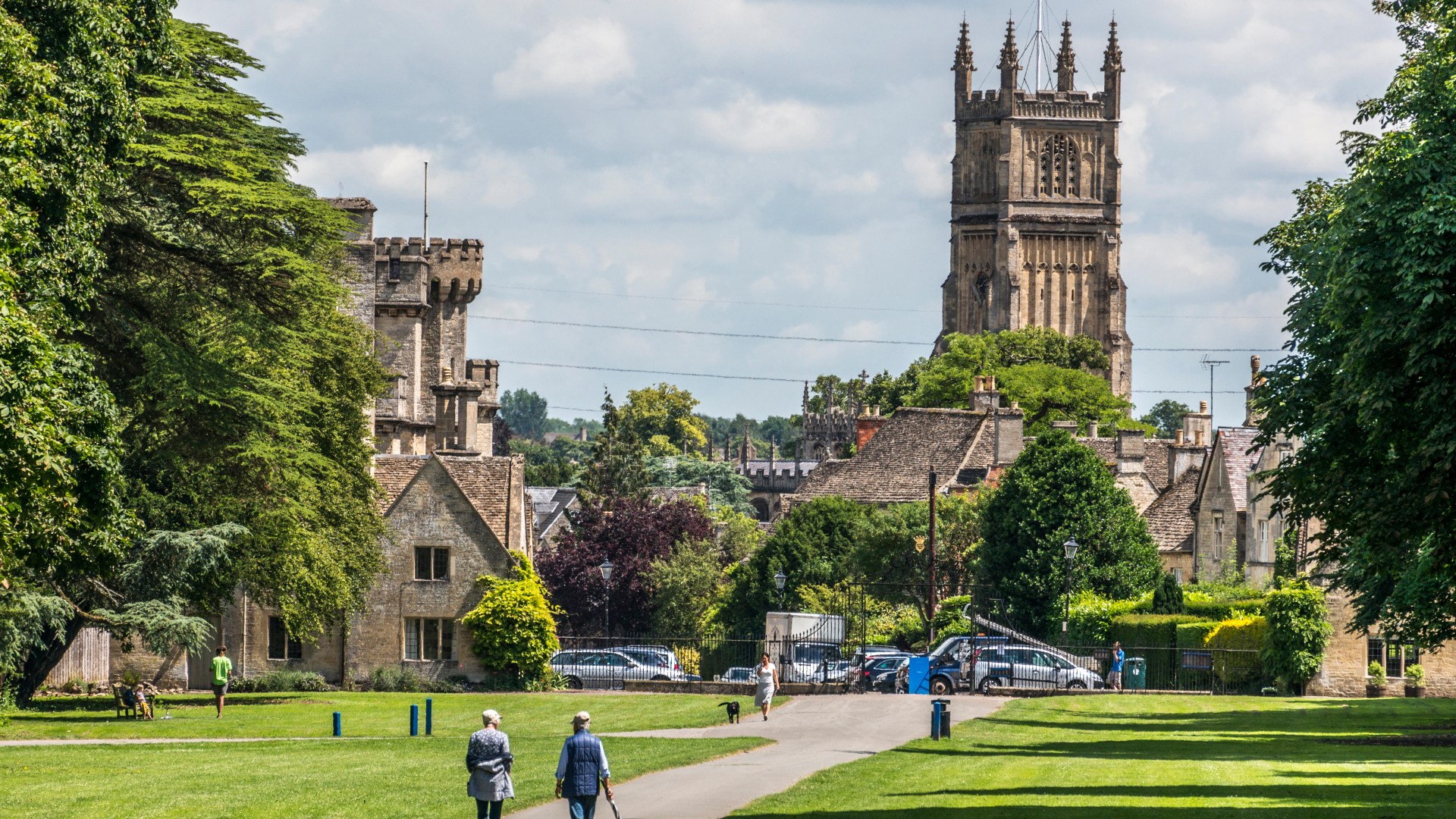 Pretty English town called the 'capital of the Cotswolds' has 918-year-old castle and historic lido