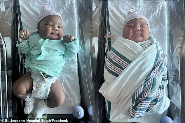 St. Joseph's Hospital-South called Annan a 'big miracle,' as staff said on Facebook: 'Annan is believed to be among the biggest babies, if not the biggest baby, ever born at St. Joseph's Hospital-South'