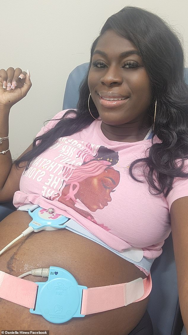 At six feet tall, and her husband Andre Sr. reaching six foot two inches, Hines was expecting a bigger newborn and believes their height was likely a major factor in Annan's size